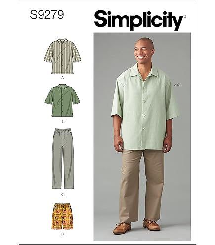 Burda Schnittmuster 7381 Herren Shorts - Nähanleitung Für Größen 34-46