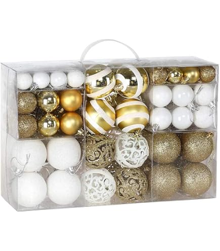 Kit De 16 Boules De Noël DIY Creuses En PVC - Décorations Sans éclats Pour Sapin Et Intérieur