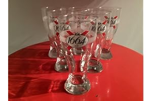 Kronenbourg Lot de 6 verres à bière 1664 50cl 50 cl neuf