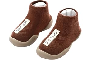 ANIMQUE Invierno Espesor Niños Pequeños Zapatillas Antideslizantes Bebé Niños Calcetines Zapatos Gatear Suela Antideslizante Suave