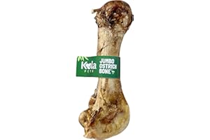 Koala Pets Jumbo Ostrich Bones for Dogs – 100% Natural Long-Lasting Dog Chew for Puppies & Large Dogs