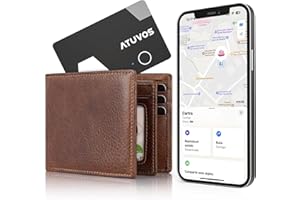 ATUVOS Air Tag Card Recargabilidad Tracker Ultradelgado 1.6mm, Bluetooth Smart Localizador Compatible con App Buscar Apple (Sólo iOS, Android Not Supported), Buscador para Cartera, Maletas, Pasaporte
