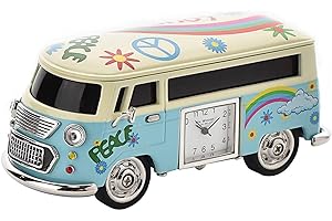 WIDDOP AND CO Wm Widdop Miniature Clock - Blue Camper