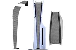 ZJRUI für PS5 Slim Console Middle Skin, 2023 PS5 Slim Disc/Digital Edition Universal Host Middle Strip, Console Center Part Protection Strip Film Sticker Scratch Resistant (Grau)