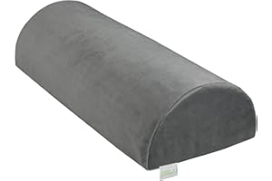 Bodyprotect festes Kniekissen 42x18x10 cm mit Mikroplüsch Bezug, Nackenrolle, Beinkissen 42 x 18 x 10 cm, Kissenrolle Neck Pillow, Kopfkissen, Oeko-TEX, Made in EU, bis 40 Grad waschbar