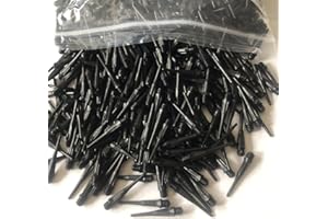 GENERIC 1000 Dartspitzen JCS Profi Dart Spitzen Schwarz 2 BA Konisch Verstärkte Tips