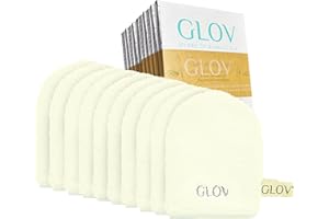 ‎GLOV Glov Set of 10 Cleansing Makeup Removal Gloves Reusable Washable Mitts Eco-friendly Makeup Eraser Towel Microfiber Glove Face and Eye Make-up Remover Just with Water Cleansing Cloth | on the Go