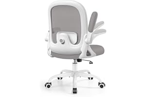 DoChair Silla Escritoriode Ergonómica Juvenil Silla Ooficina con Soporte Lumbar 3D Transpirable Silla de Malla Función Balancín Silla de Escritorio 150KG, Gris