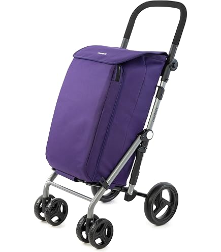 Carlett 4 wielen Trolley, hoge capaciteit 32 kg opvouwbare winkelwagen