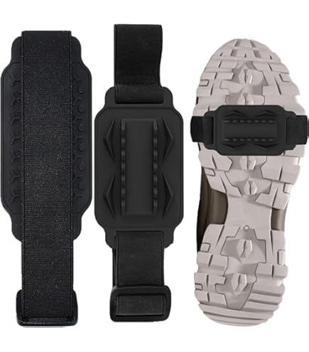 Ramponi Antiscivolo Per Scarpe - 2/4 Pezzi In Acciaio, Per Ghiaccio E Neve, Regolabili Per Trekking Invernale - Foto 5