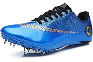 LALKS Track Spike Laufschuhe Sprint Schuhe Leichtathletik Schuhe Leichte Professional Sportschuhe for Kinder Jungen Mädchen Damen Herren