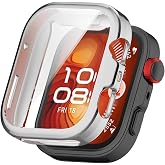 Forzacase Huawei Watch Fit 5 Pro ile uyumlu &Ouml;n&uuml; Kapalı Ekran Korumalı Silikon Kılıf - FC010 (G&uuml;m&uuml;ş)