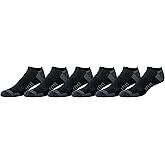 Amazon Essentials Herren Sportliche No-Show-Sportsocken aus gepolsterter, atmungsaktiver Funktionsbaumwolle, 6 Paar