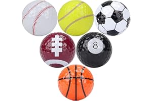 flintronic Balles de golf amusantes, balles de golf lumineuses, cadeaux amusants pour tous les golfeurs, balle d'entraînement sportive colorée pour enfants et papas, accessoires de golf cool pour