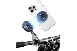 Baseus PrimeTrip VB1 Support Téléphone Vélo, Support Universel Smartphone Vélo, Support Anti-Vibration pour iPhone 16 15 14 13 Pro Max Plus, Samsung S23