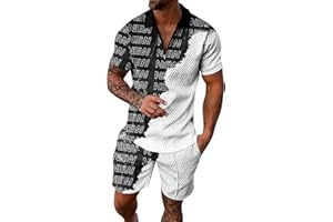 RYTEJFES Ropa Deportiva Hombre Ofertas, Xl Vestir Comodos Traje de Ocio Verano Completo Holgado Chándal Hombre 2023 Talla Gran de Traje deportivo Oferta Comfort Camiseta Ropa deportiva Gym