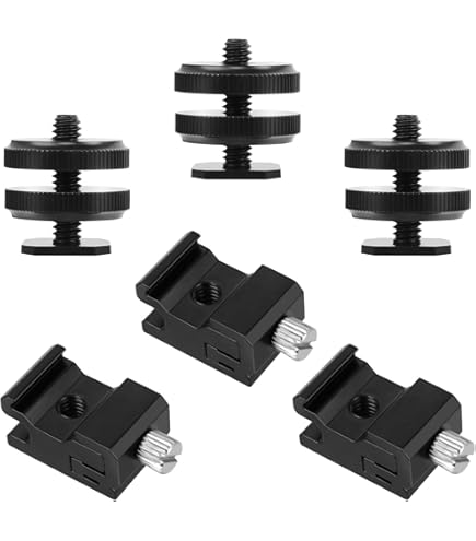 Supporto regolabile per monitor da campo con adattatore per fotocamera