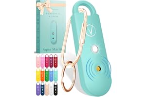 Vantamo Alarma Personal para Mujeres 130dB con Doble Altavoz, Luz Estroboscópica Potente e Indicador De Batería Baja, Llaveros Dispositivo de Autodefensa Personal Compacto