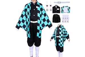 Aleshime Adults Anime Cosplay Costume Men Women Halloween Fancy Dress Outfits