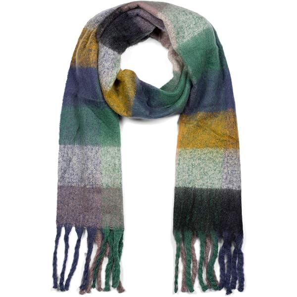 Sciarpa In Cotone Estiva - Uomo - Motivo Righe - Colore Petrolio - 175x45 Cm