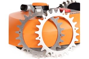 KATZ HANDELSVERTRETUNG Stainless Steel Spikes Traction Improvement for Worx Landroid (L!!!) Robotic Lawnmower Wheel Size 225 mm