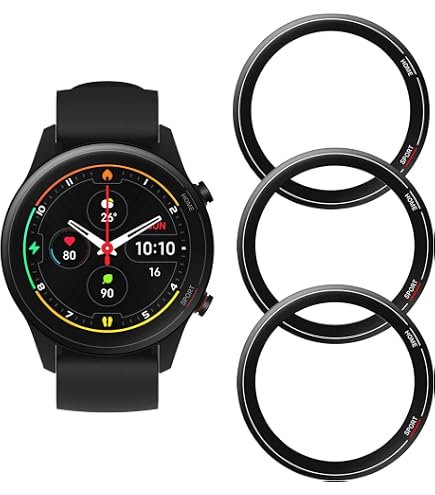 Pack De 4 Protectores De Pantalla 9H Para Amazfit Active 2 44mm, Cobertura 3D Y Sin Burbujas