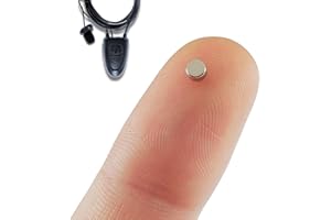 PingaOculto Oreillette Espion Bluetooth Ecouteur Mini Invisible pour Examen Nano Caché pour Telephone avec Microphone par Câble - Casque sans Fil Discrete Ecoute à Distance (Oreillette Espion Nano V5)