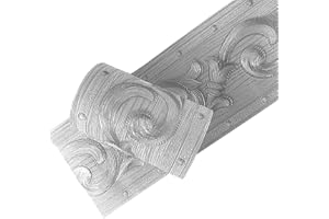 no-branded D-Simplemuji PVC Self Adhesive Silver 3D Flowers Waterproof Wall Border Decor Removable Kitchen Bathroom Tiles Stciker 10cm by 5meters