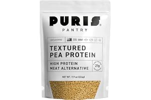 AcreMade Textured Pea Protein, Unflavored Meatless Crumbles, Soy Free, Shelf-Stable, Gluten Free, 21g of Protein, Plant-Based Vegan Meat Substitute Made from Peas, Equivalent to 1.5 Pounds Ground Beef