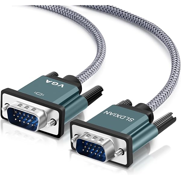 VGA Switch 2 PC On One Monitor Output Switch 2 In 1 Selector Box Splitter VGA Adapter Resolution - 8