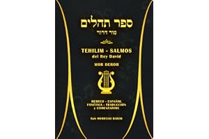 Libro de Tehilim - Salmos. Edición Mor-Deror. Hebreo-español, transliterado y comentado
