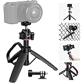 SMALLRIG Trípode Mini de Sobremesa Portátil, con Forma de Mosquetón y Cabeza Esférica 360°, Rosca 1/4"-20 para DSLR, Cámaras,