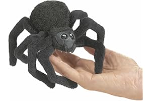 Folkmanis Mini Spider Puppet, 15 Centimeters