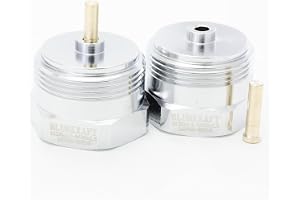 BLUMKRAFT Set med 2 metalladaptrar för TA-radiatorer M28 x 1,5 till M30 x 1,5 för termostat/termostathuvud M30 x 1,5 hane (M2
