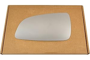 Less4spares Wing Mirror Glass Compatible with Vauxhall Astra H 2004-2008 STICK-ON (Convex - Spherical, Left Passenger Side)