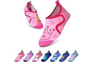 Tolaler Buty do wody dla dzieci, dziewczynek, chłopców, buty plażowe dla dzieci z grubą podeszwą, antypoślizgowe, miękkie i trwałe buty do wody dla dzieci, na basen i do ogrodu