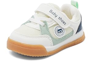 MASOCIO Zapatillas Bebé Niño Niña Zapatos Primeros Pasos Calzado con Suela Goma Suave Antideslizante