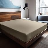 Soley | Mix & Match | Plain | 100% Cotton Ranforce 120 x 200 Single Sheet Beige