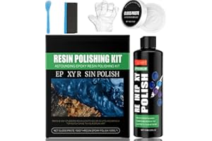 XINYIG Epoxy Resin Polishing Kit for Crystal,High Efficiency Resin Polishing Compound,Epoxy Resin Kits for Beginners,Specially Formulated for High-Gloss Finishes for Scratching, Sanding, and Surfaces