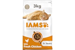 IAMS Senior Dry Cat Food Chicken 3kg