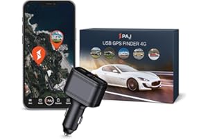 PAJ GPS PAJ USB GPS Finder 4G, Mini localizzatore GPS per Auto e altri Veicoli - Collegamento alla Presa Accendisigari (12V) - Tracciamento in Tempo Reale Via App - Assistenza Clienti Personalizzata 24h