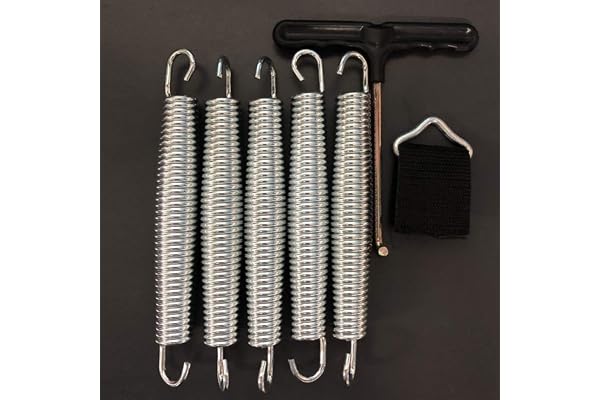XIE Ressort de rechange pour trampoline (87 mm/100 mm/120 mm/130 mm/135 mm/140 mm/147 mm/165 mm/178 mm)