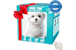 EasPowest Milow Robot Puppy, Milow - My Realistic Robot Puppy, Milow Robot, Milow Ultra Realistic Robot Puppy, Milow Robotic Puppy, Milow Robot Puppy Mini Gift for Girls Boys Age 3-6 Year Old (#01)