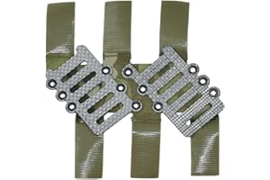 MOLLE Magasinpouch, Dubbel 40° Vinkeldesign, Justerbar Fästrem | Kardborremontering, Kompatibel med 5 cm bä , 1000D nylon, Lättviktig, Fiberpanel, Utomhusaktiviteter