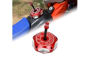 FAST PRO CNC Gas Fuel Tank Cap Cover Keyless Aluminum Billet Twist off for XR 70R 80 80R 100R 200 250 400 600L 650L 650R CRF 250X 250R XR 450R 450X 450RX XR TRX 400EX 450R Red