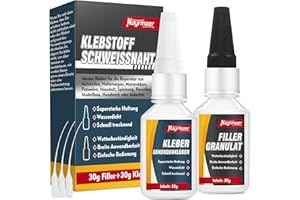 Nayrmaer 2K Super Glue Extra Strong with Filler, Waterproof Weld Adhesive for Plastic, Rubber, Stone, Ceramic, Metal, Wood and Much More