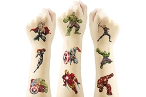 MSTNOIXGC Tatuaggi Temporanei per Bambini,40pcs Tatuaggi Bambini Compleanno,Tatuaggi Festa Compleanno Bambini,Tatuaggi Regalo Festa Bambini,Adatto per Regali di Compleanno per Bambini