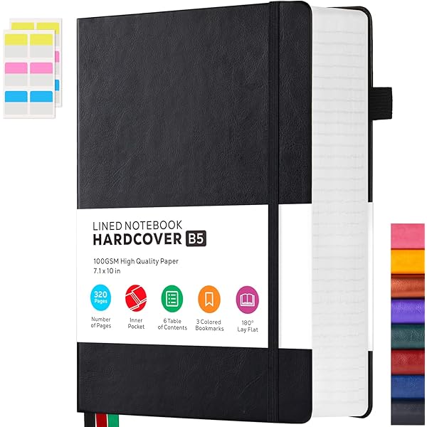 B5 Journal Notitieboek, spiraal, afneembare verdeler, 300