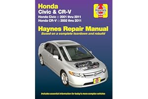 Haynes Honda Civic (01-11) & CR-V (02-11) Repair Manual (USA) (Paperback)