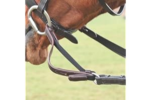 Shires Equestrian - James Sterling Flexi Rein - Havana - Size: Cob/ful